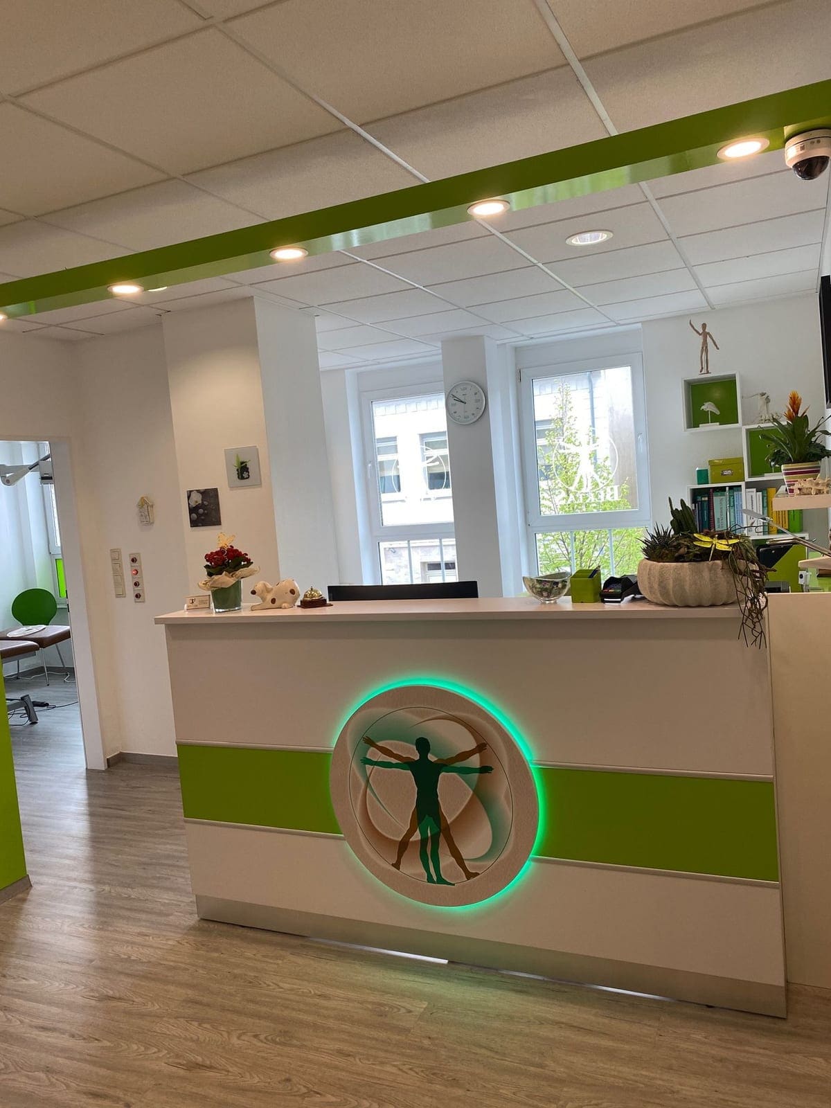 Empfangsbereich Physiotherapie Bektas